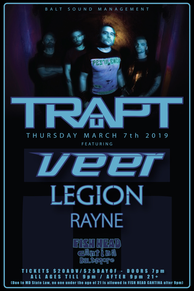 Poster Image  - Supporting 'Trapt'